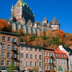 Castillo Frontenac en Otoño