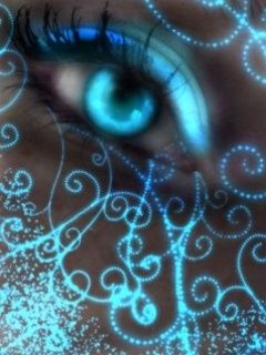 Ojo Azul Arte Abstracto