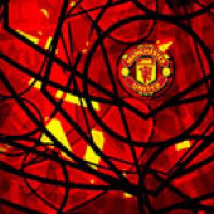 Diseño Abstracto de Manchester United