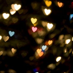 Bokeh de Corazones Coloridos