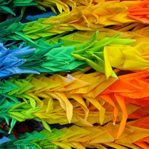 Patrones de Origami Coloridos