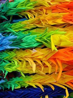 Patrones de Origami Coloridos