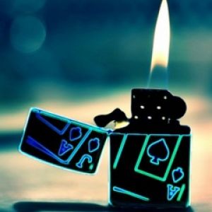 Encendedor Neón con Llama