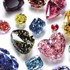 Gemas Coloridas y Diamantes