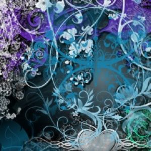 Diseño Floral Elegante de Corazón