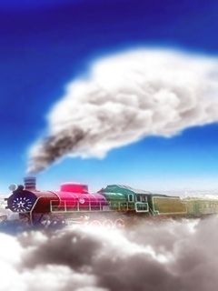 Tren Fantástico Colorido