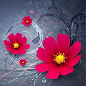 Diseño Abstracto Floral