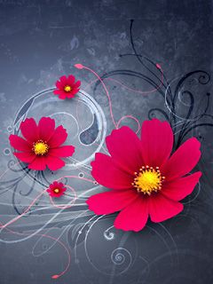 Diseño Abstracto Floral