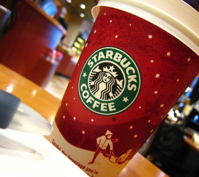 Taza de Café Navideña de Starbucks