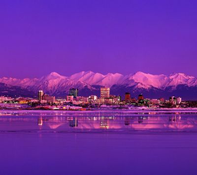 Impresionante Atardecer en Alaska