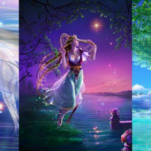 Arte Fantástico de Mujeres Encantadoras
