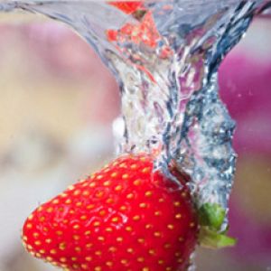 Salpicadura de Fresa Fresca
