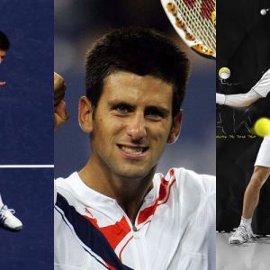 Novak Djokovic Acción de Tenis