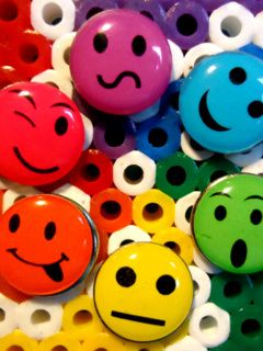 Botones Emoji Coloridos