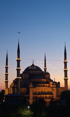 Mezquita Sultan Ahmed al Atardecer
