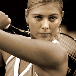 Acción de Tenis de Maria Sharapova
