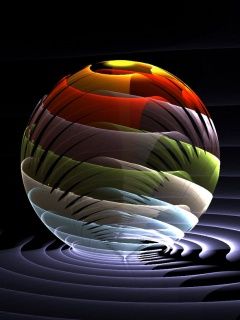 Esfera Abstracta Colorida