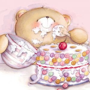 Oso Lindito con Pastel