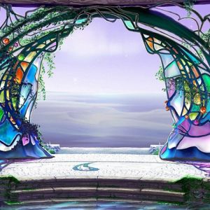 Paisaje de Vidrio de Fantasía