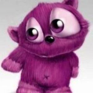 Juguete de Peluche Púrpura Adorable