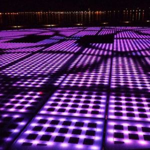 Patrones de Luz Púrpura Vibrantes
