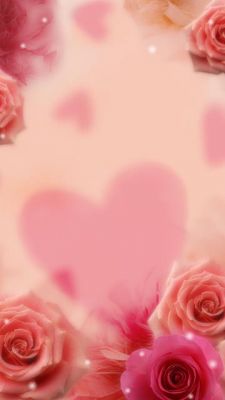 Rosas Rosadas Románticas Corazón