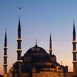 Mezquita Sultan Ahmed al Atardecer