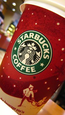 Taza de Café Navideña de Starbucks