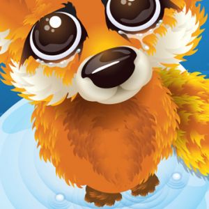 Zorro de Dibujos Animados Adorable