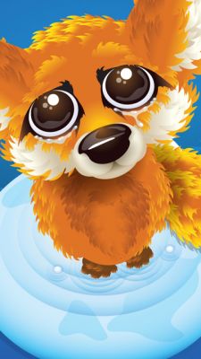 Zorro de Dibujos Animados Adorable