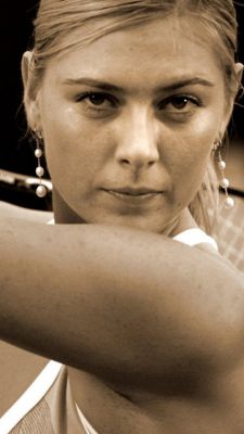 Maria Sharapova Enfoque Intenso