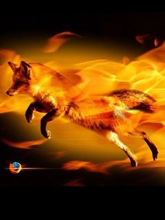 Zorro Ardiente en Movimiento