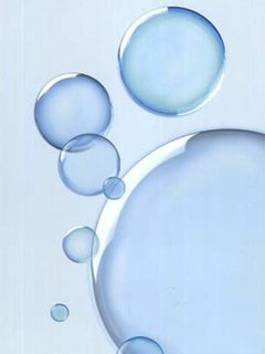 Gotas de Agua Azules