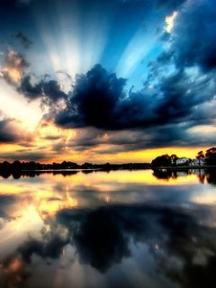 Impresionante Reflejo del Atardecer