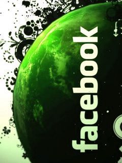 Diseño Abstracto Verde de Facebook