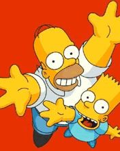 Homer y Bart Simpson