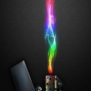 Humo Colorido de Encendedor