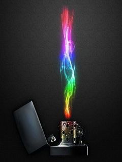 Humo Colorido de Encendedor
