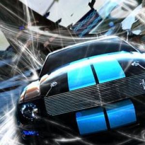 Fondo de Coche de Carreras Dinámico