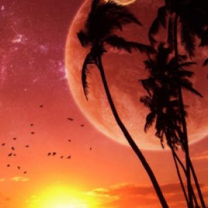 Impresionante Atardecer con Planetas