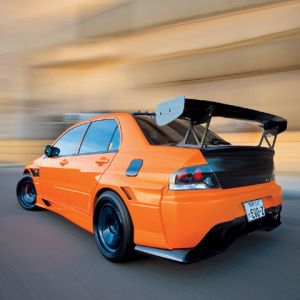 Coche de Carreras Naranja