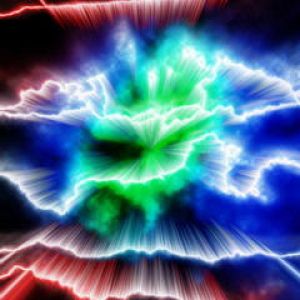 Explosión Abstracta Espacial Vibrante