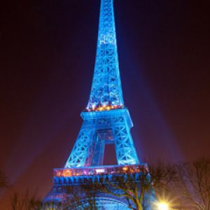 Luces Nocturnas de la Torre Eiffel