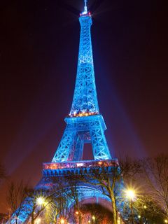 Luces Nocturnas de la Torre Eiffel