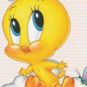Pájaro Tweety de Dibujos Animados