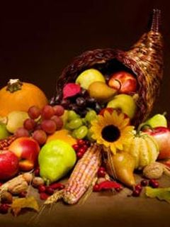 Cornucopia de Frutas de Otoño