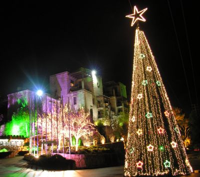 Árbol de Navidad de Noche