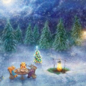 Animales Lindos Celebración Invernal