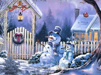 Encantadores Muñecos de Nieve