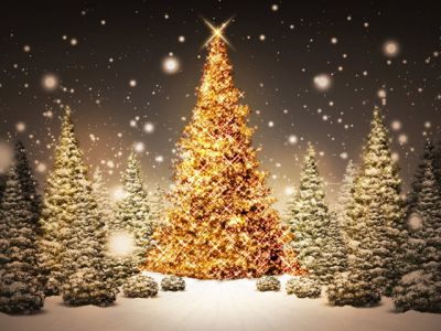 Árbol de Navidad Brillante